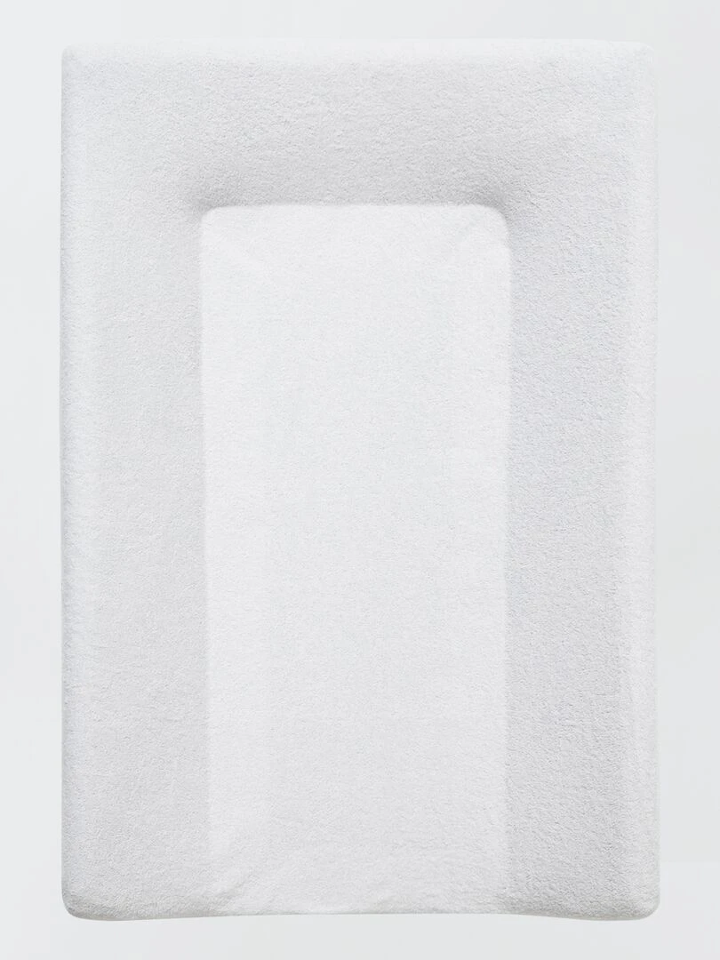 Housse de matelas à langer blanc