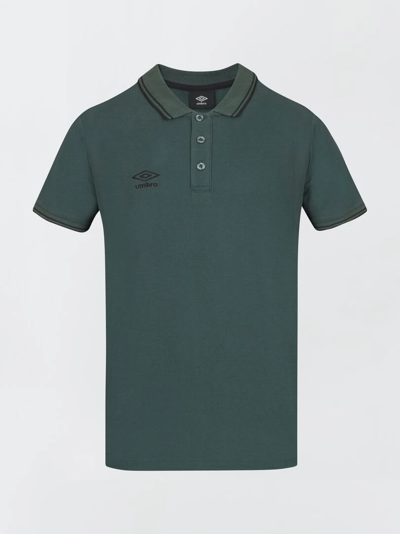 Polo 'Umbro' en piqué de coton Vert