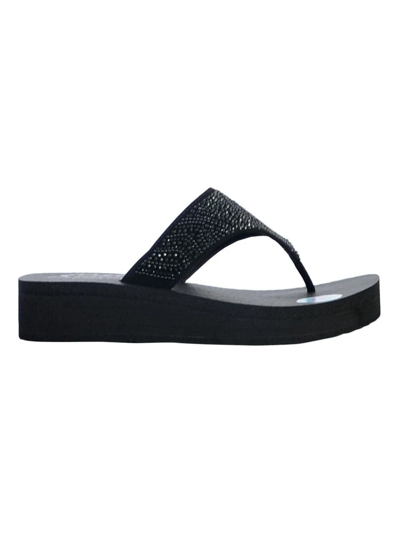 Sandales à Enfiler Skechers Stone Candy Noir