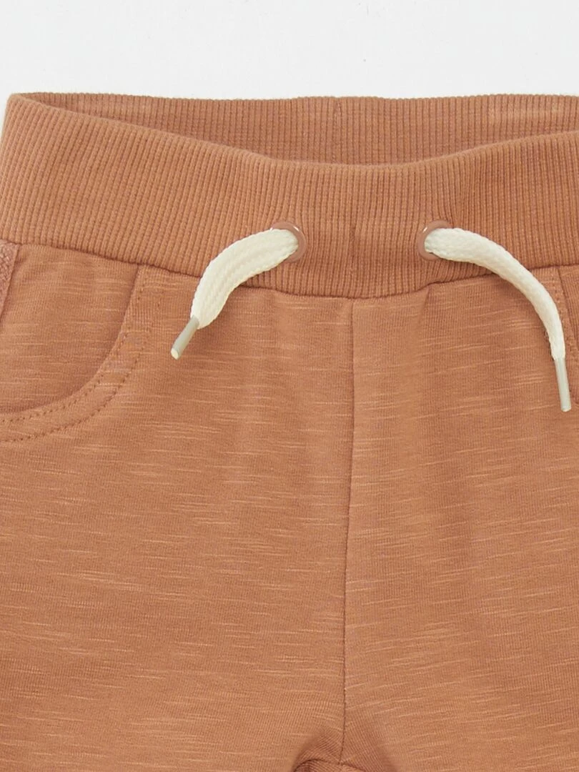 Pantalon molletonné à fantaisie   Orange