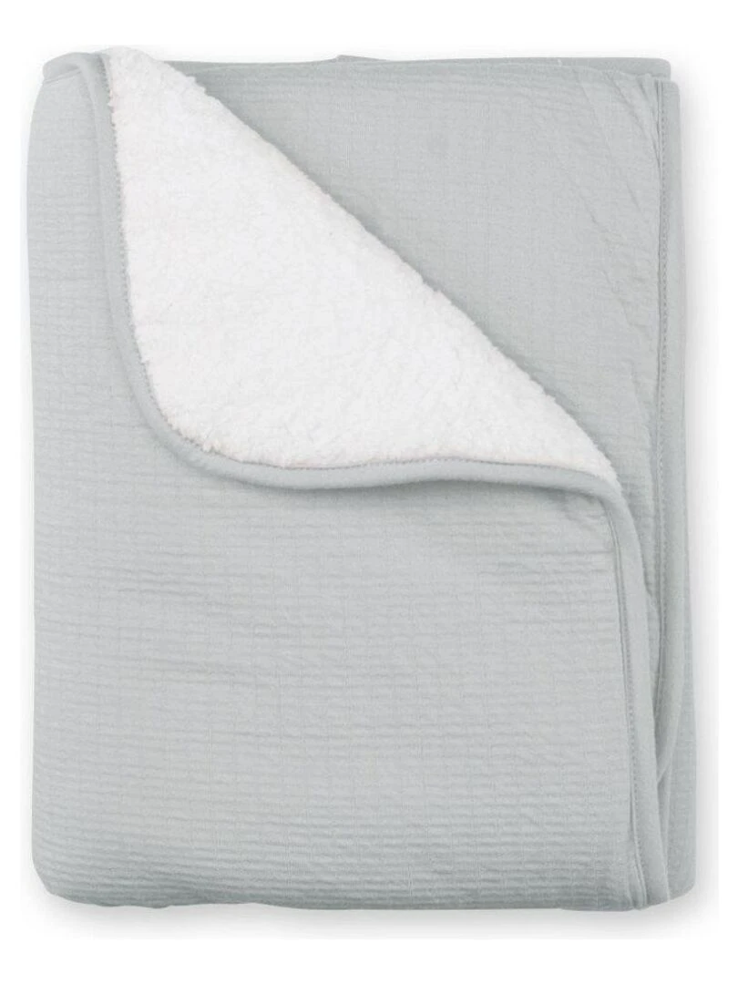 Bemini Couverture Pady tetra jersey et teddy Gris
