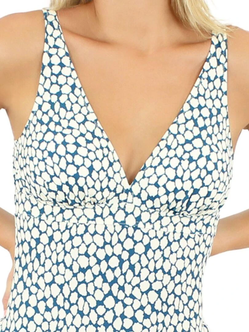 Maillot 1 pièce sans armatures bonnet CDE Riviera   Bleu