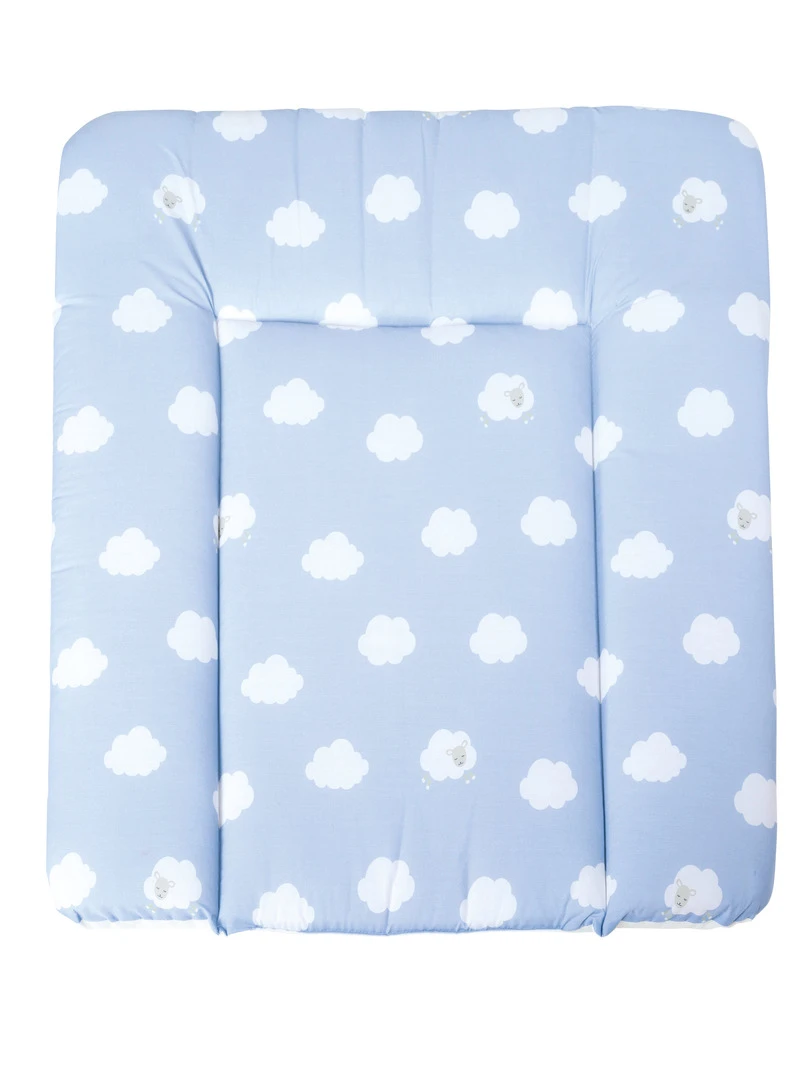 ROBA Matelas À Langer "Kleine Wolke Blau" 85x75 Revêtu De PU Bleu clair
