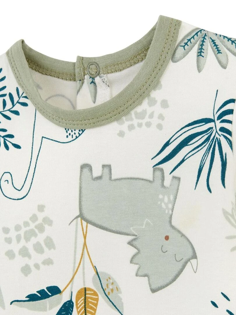 Pyjama bébé 2 pièces Puka Puka   Kaki