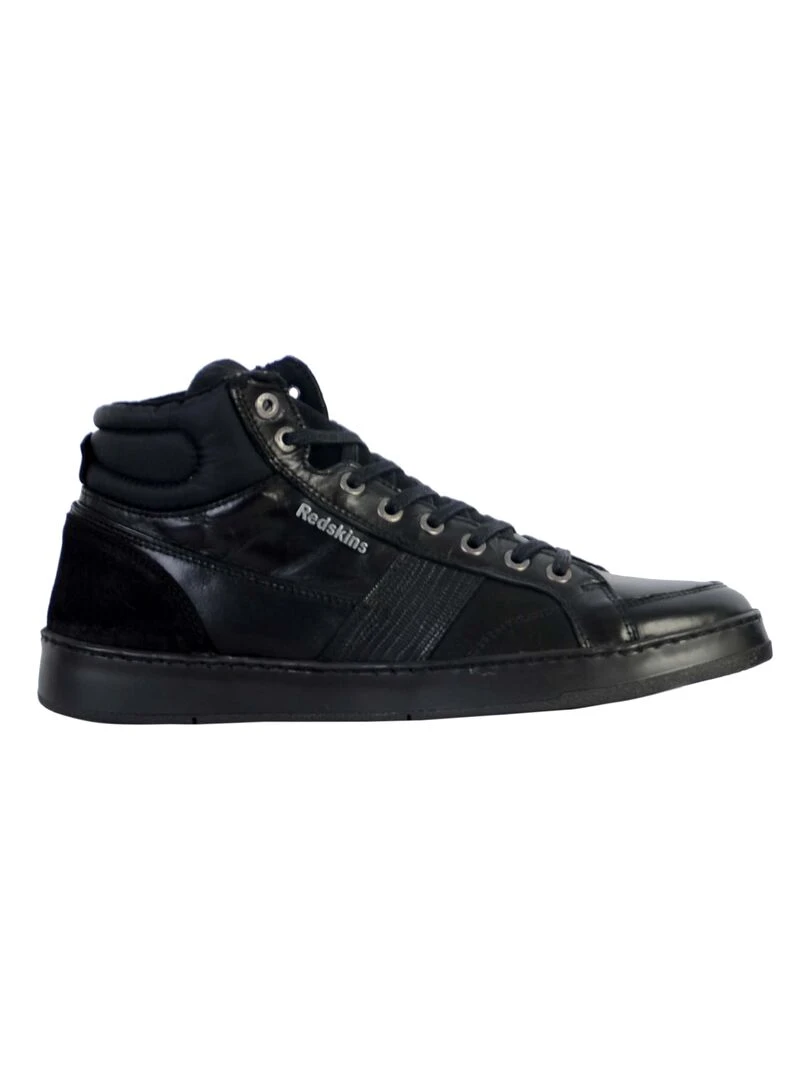 Basket Montante Cuir Redskins Sabal Noir