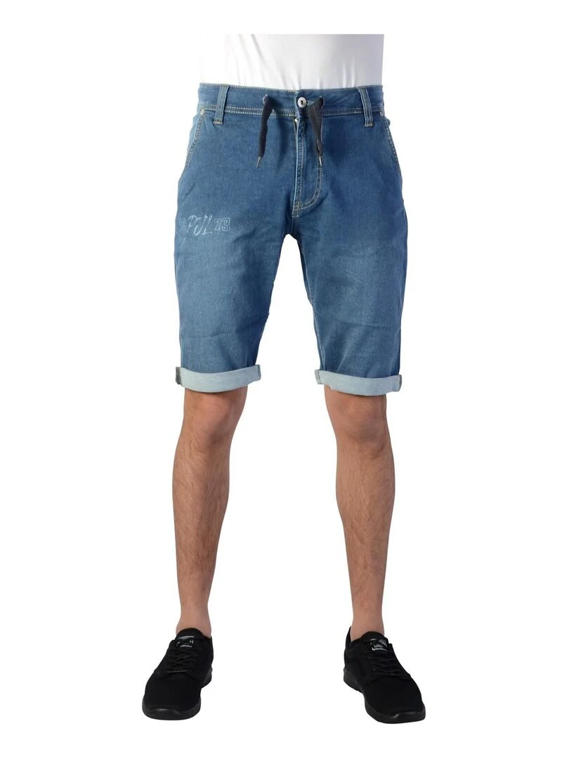 Short Pepe Jeans Enfant Snippet Runner Bleu