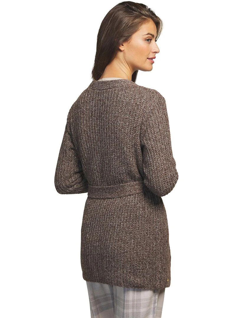 Veste cardigan Complementos Escoces Marron