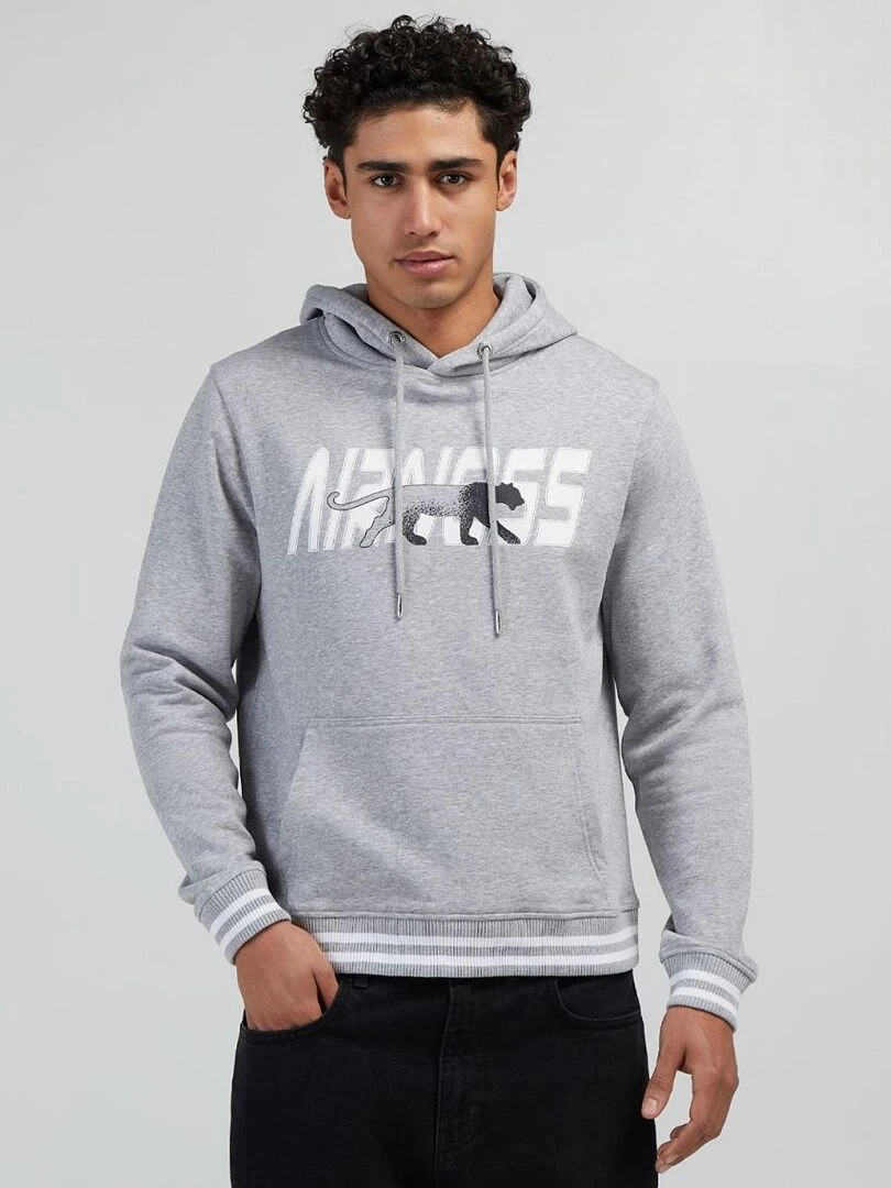 HOODIE SIGN Airness Gris