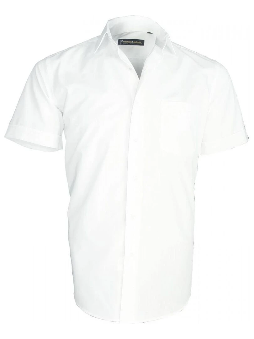 Chemise premium BASIC MANCHE COURTE Blanc