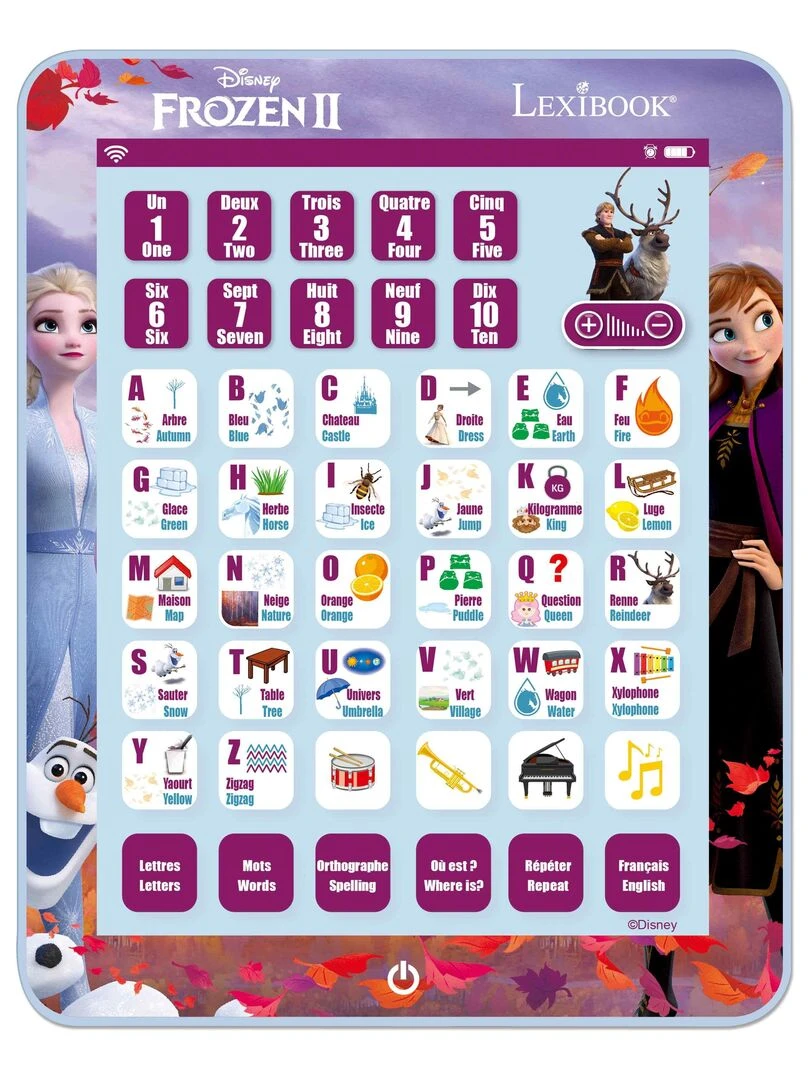 Tablette Éducative Bilingue La Reine Des Neiges (fr/en) N/A