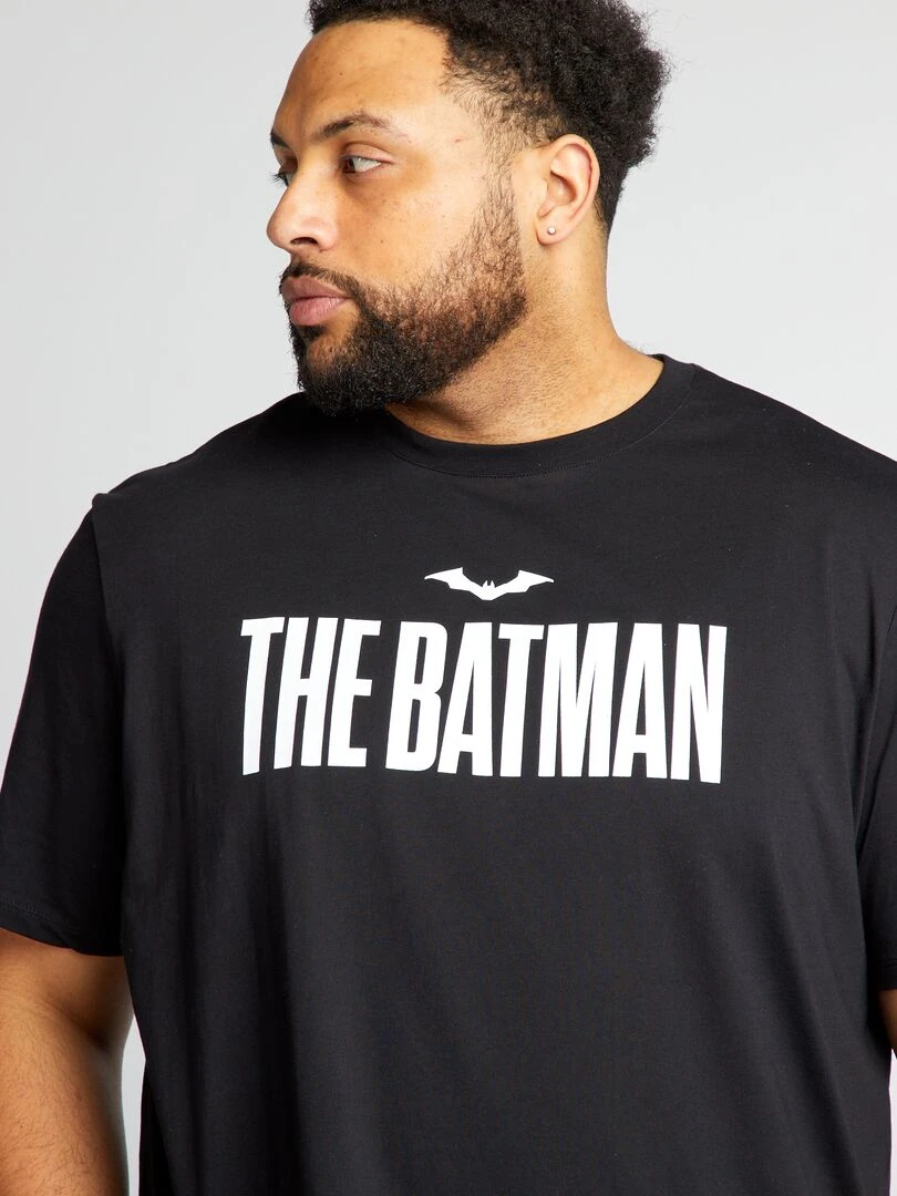 Tee shirt 'The Batman' à col rond   noir