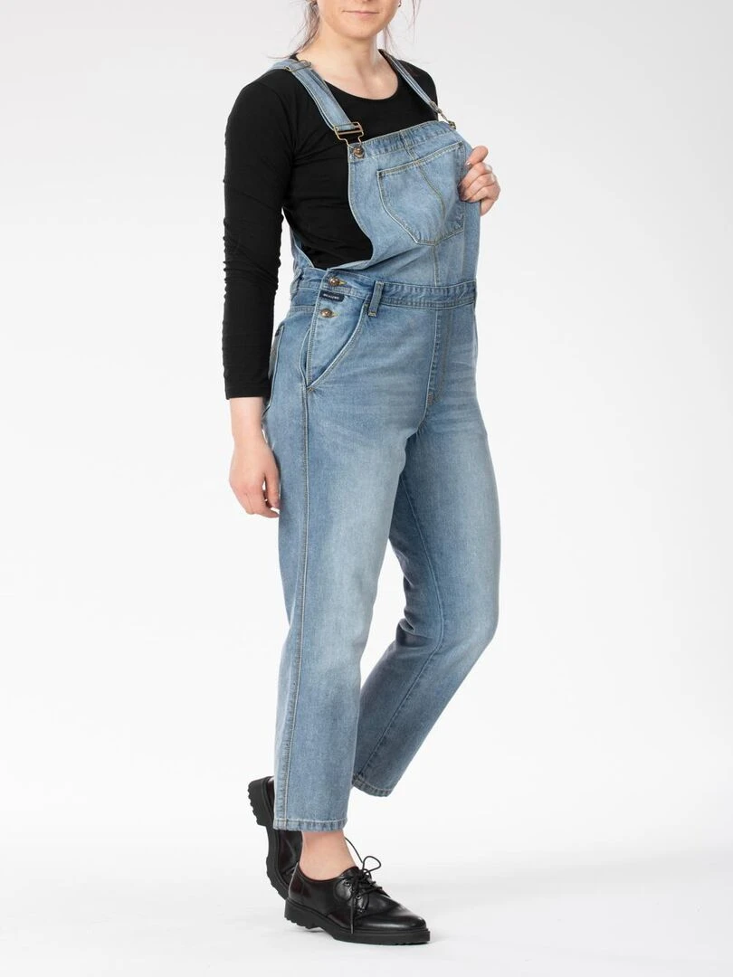 Salopette esprit workwear EBE 'Rica Lewis' Bleu
