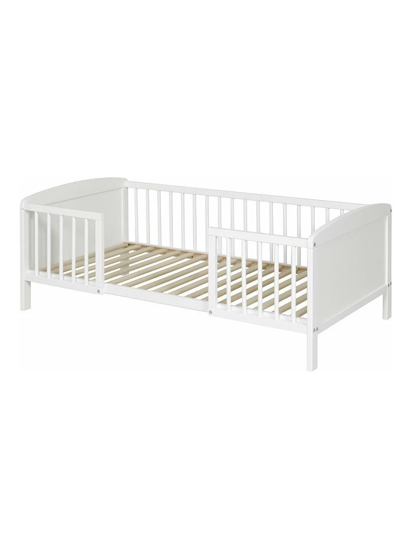 Lit enfant avec barrières Peyo AKITEN RETAIL Blanc Blanc