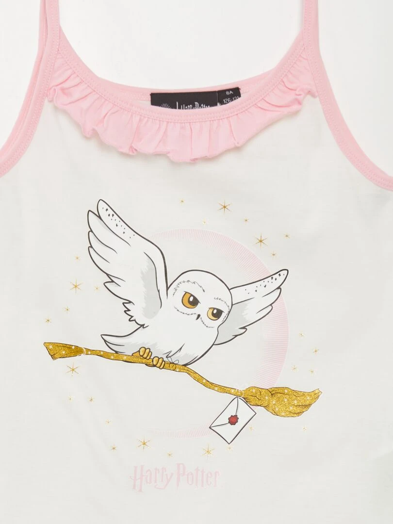 Ensemble de pyjama : short + débardeur 'Harry Potter' 2 pièces Rose