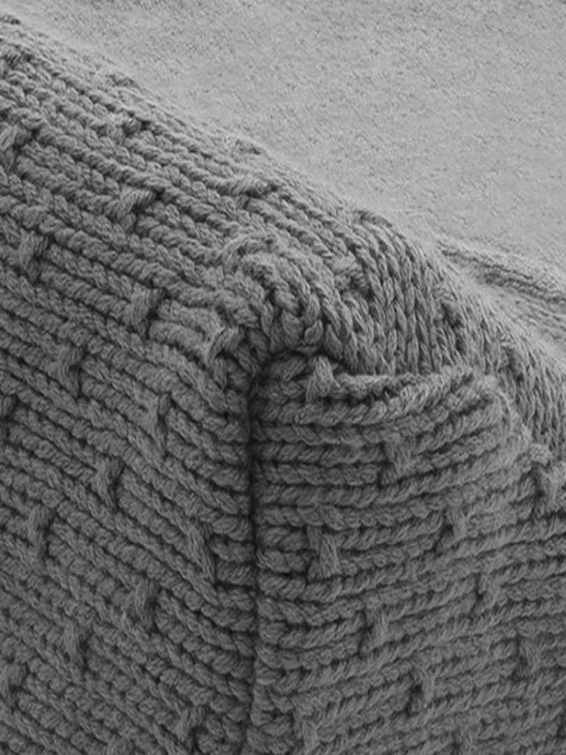 Housse De Matelas À Langer Bliss Knit Storm Grey Gris (50 X 70 Cm) Gris
