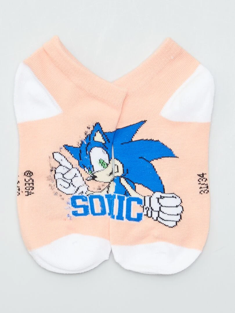 Lot de 3 paires de chaussettes 'Sonic'   Bleu
