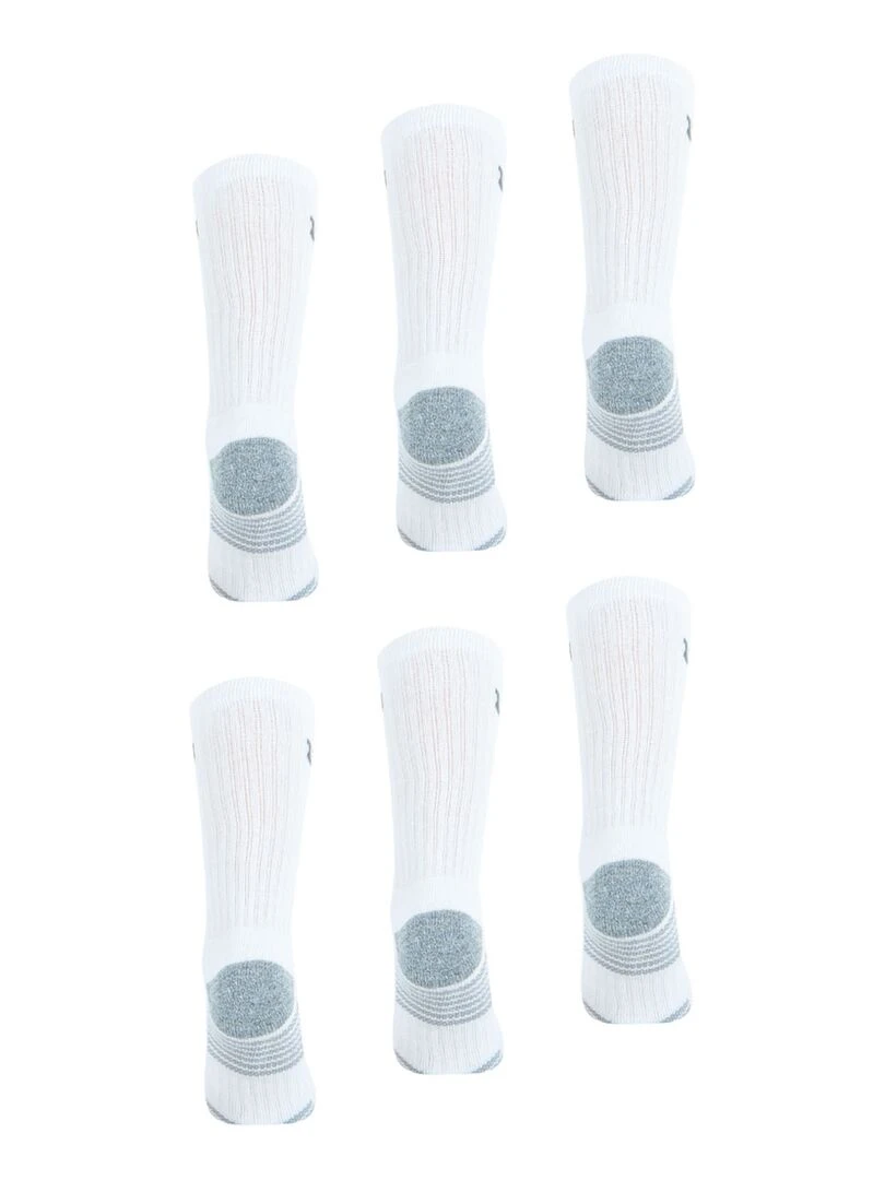 LOT DE 6 PAIRES DE CHAUSSETTES WILSON BLANC   Blanc