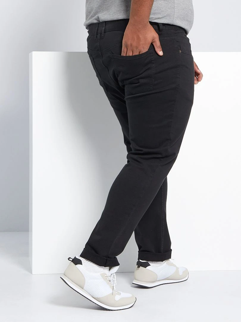 Pantalon slim   L32   noir