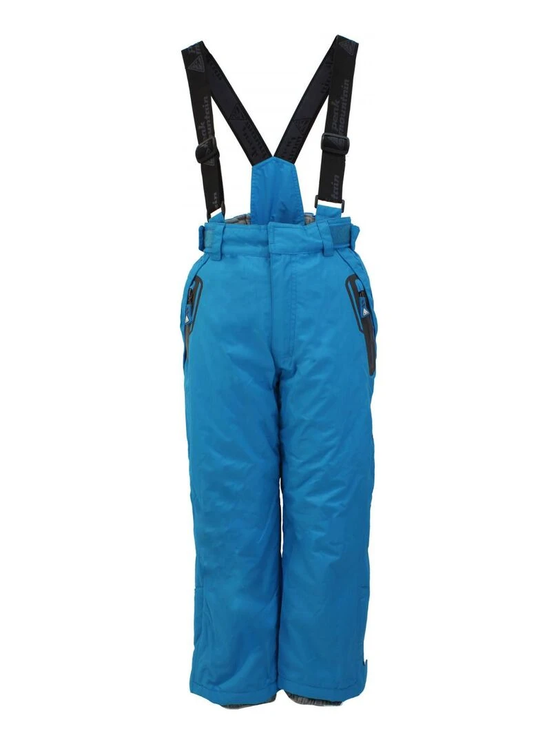 Pantalon de ski garçon EDAL PEAK MOUNTAIN Bleu