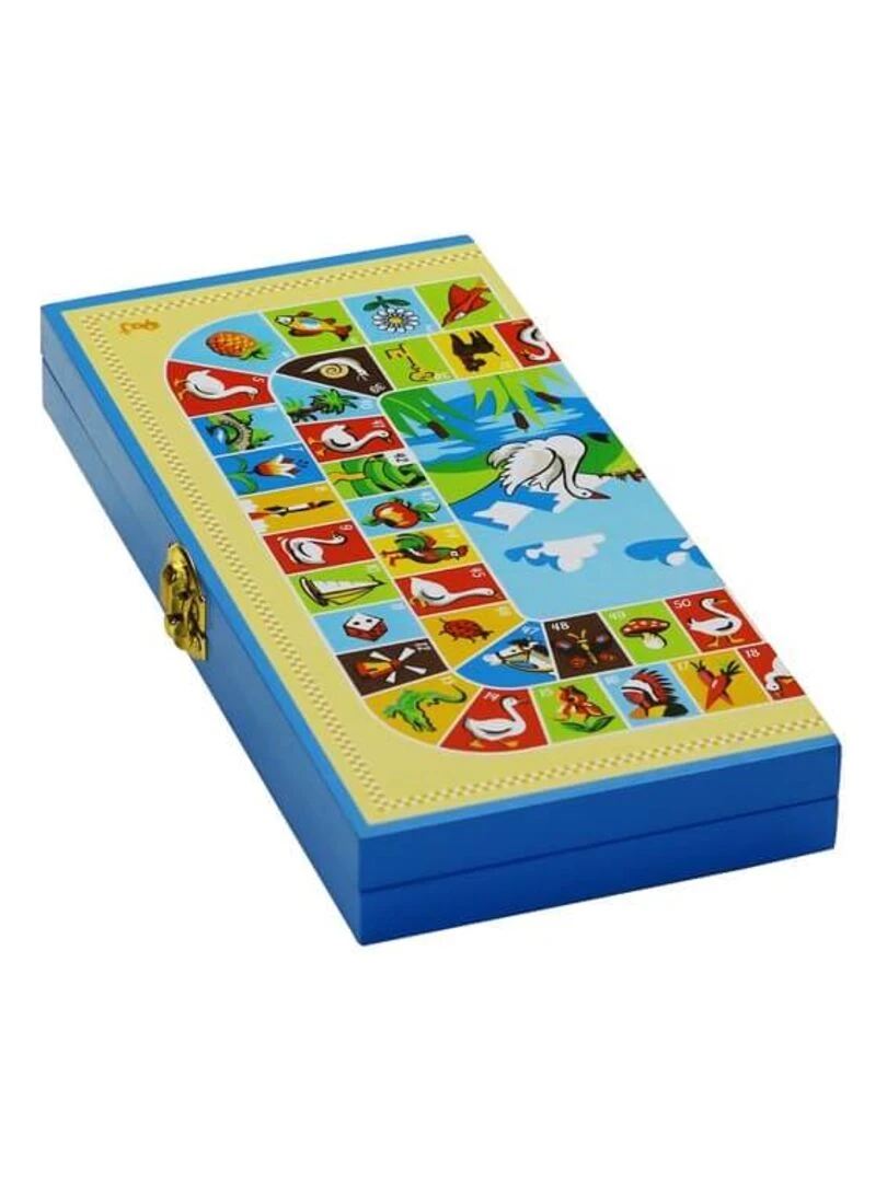 Coffret Jeu de l'Oie en bois N/A