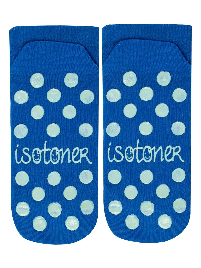 Chaussettes antidérapantes Monstre bleu 27/34   Bleu