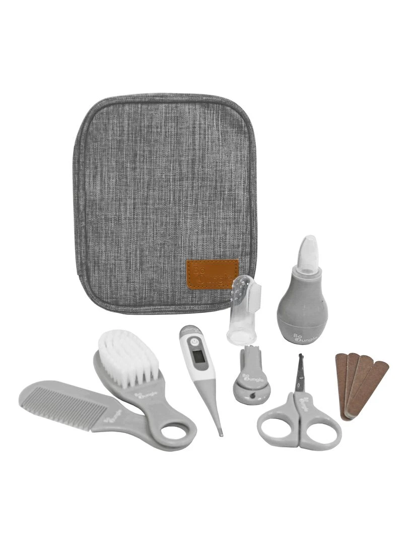 Trousse de soin classique (8 pièces) Gris