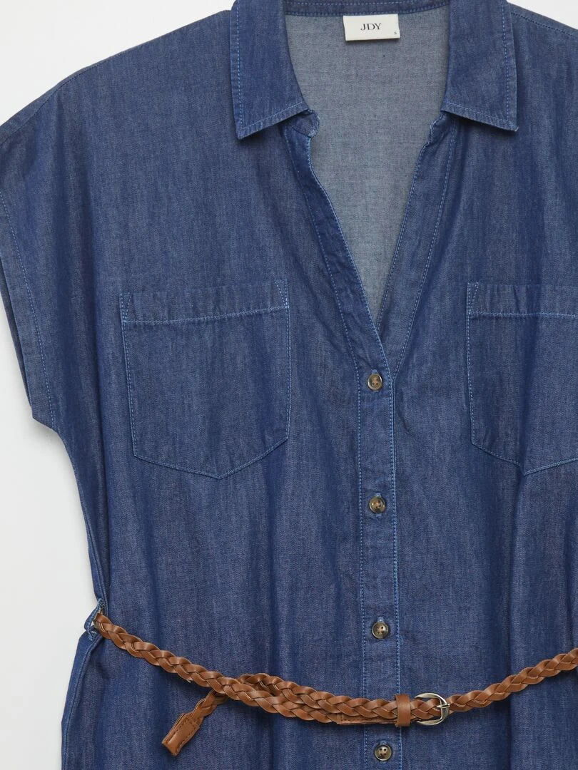 Robe chemise 'JDY'   Bleu