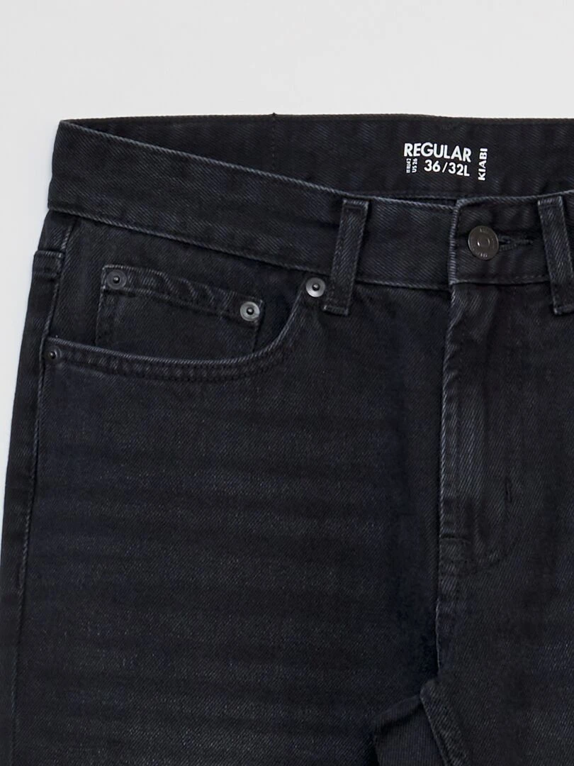 Jean droit   L32   GRIS