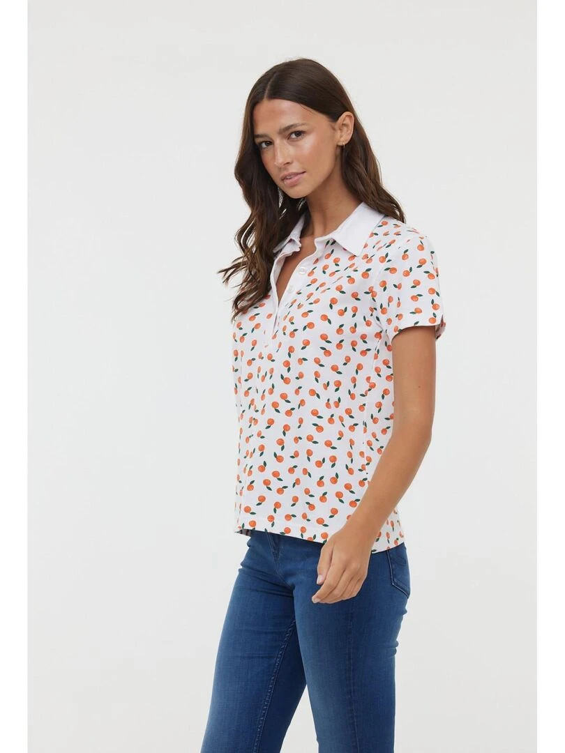 Lee Cooper   Polo manches courtes coton regular BRUME MC   Blanc