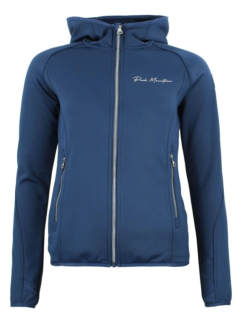 Blouson polarshell femme ACAMPO Bleu marine