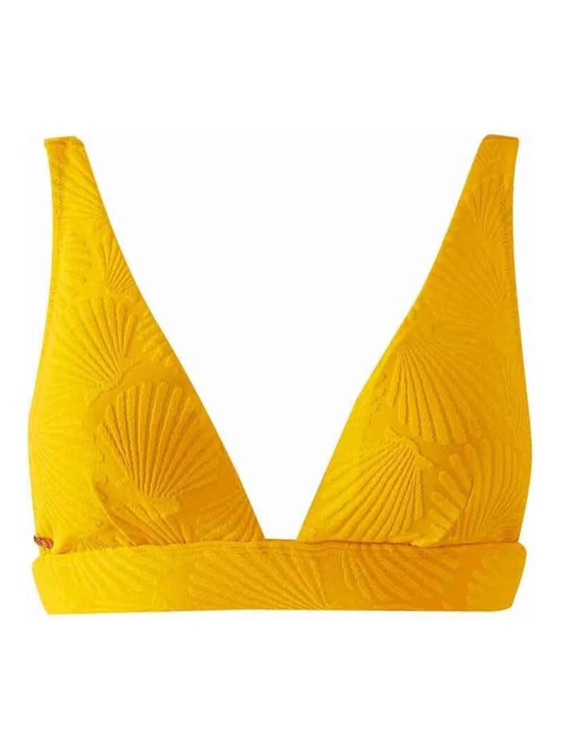 Haut de maillot triangle VOYAGE Brigitte Bardot Bain Jaune