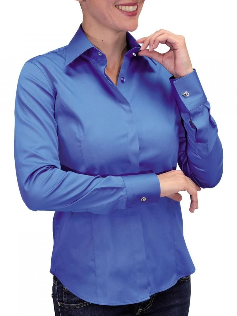 Chemise mousquetaire NEW STYL   Bleu