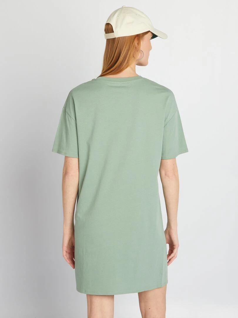 Robe t shirt   Vert