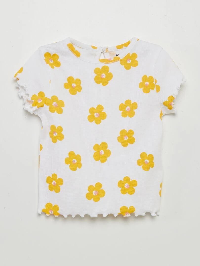 Lot de 2 t shirts   BLANC