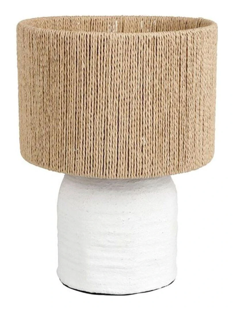 Lampe bicolore métal Abisko blanche Blanc