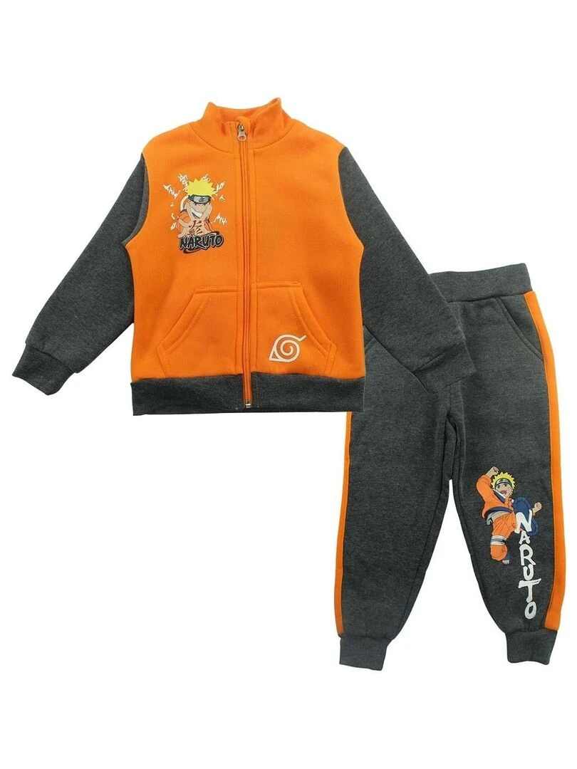 Disney Ensemble Veste pantalon garçon Imprimé Naruto Orange