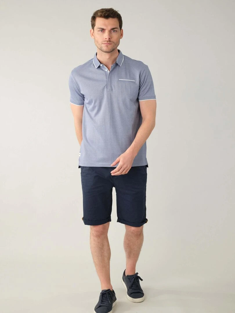 Polo à manches courtes pour homme 'Deeluxe'   Bleu