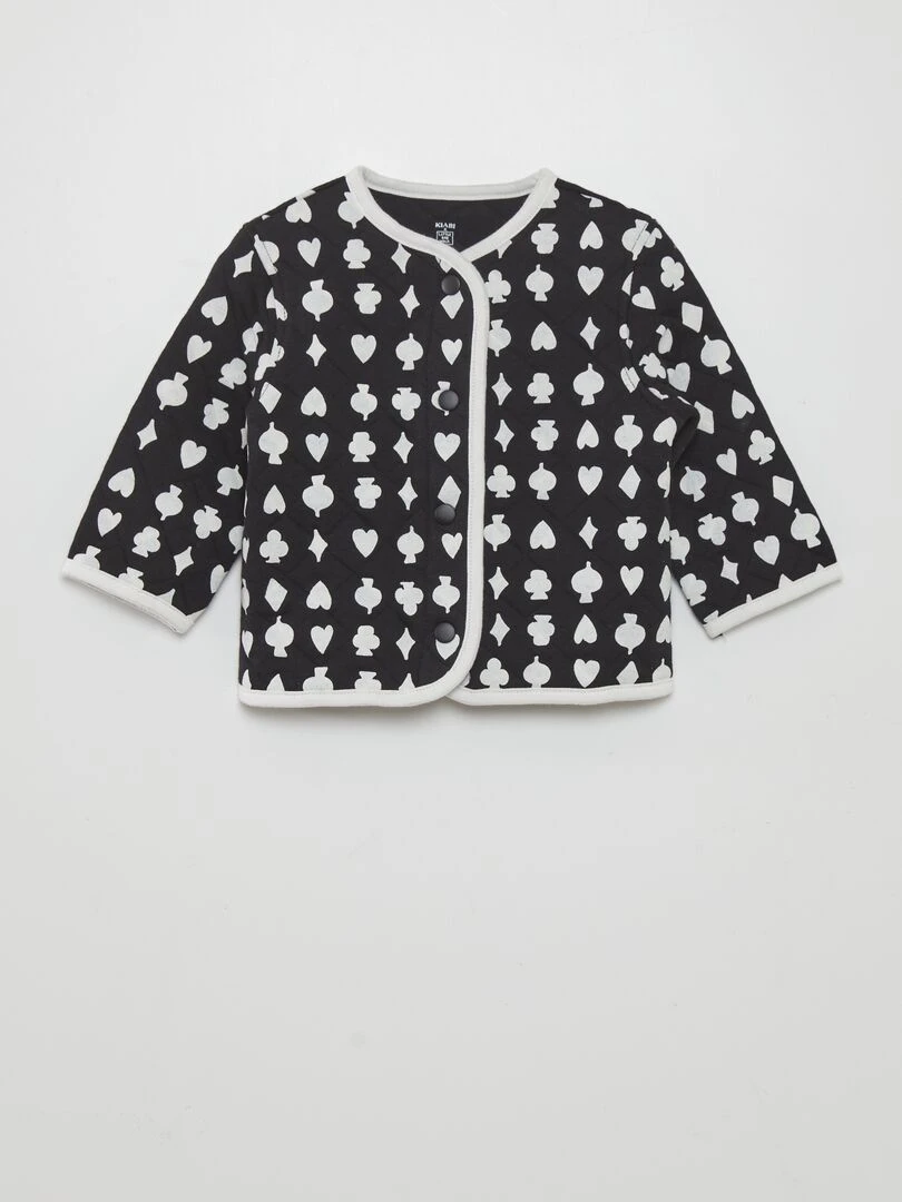 Veste imprimée X Little Bad Wolf   Mixte   Noir/blanc