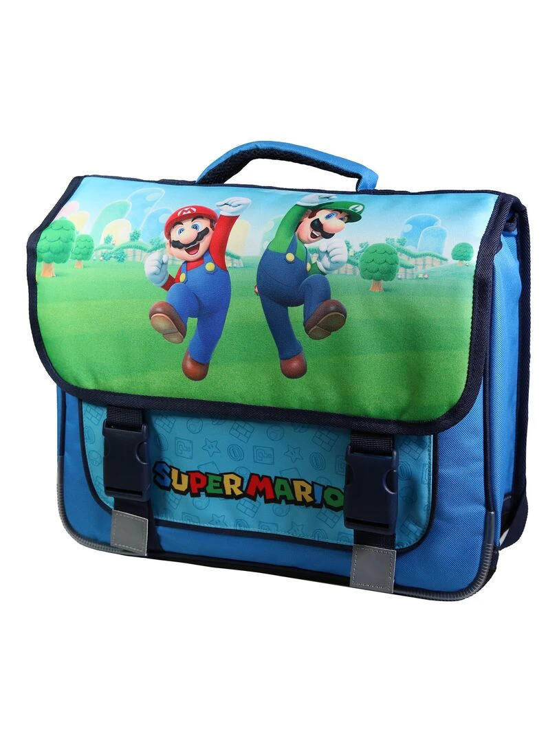 BAGTROTTER Cartable 38 cm Super Mario Bleu Bleu