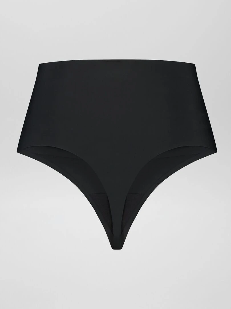 String taille haute gainant noir