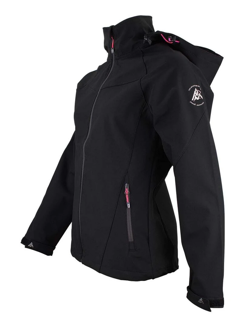 Blouson softshell femme ACELSIOR   PEAK MOUNTAIN   Noir Noir