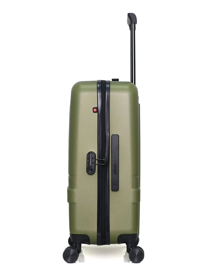 SWISS KOPPER   VALISE WEEKEND ABS USTER 4 ROUES 65 CM   Vert kaki