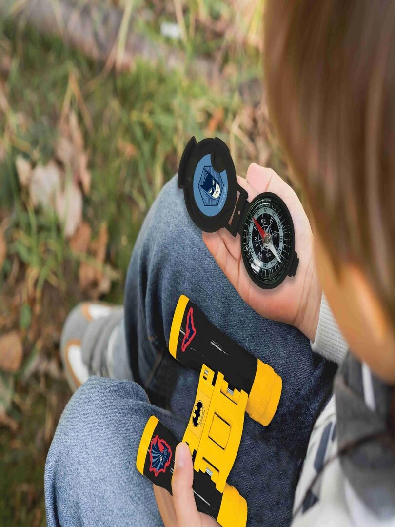 Kit d’aventurier Batman avec Talkie Walkies portée 120m  jumelles et boussole   N/A