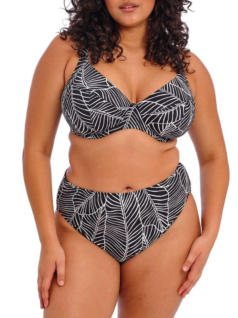 Haut de maillot grande taille Kata Beach Noir