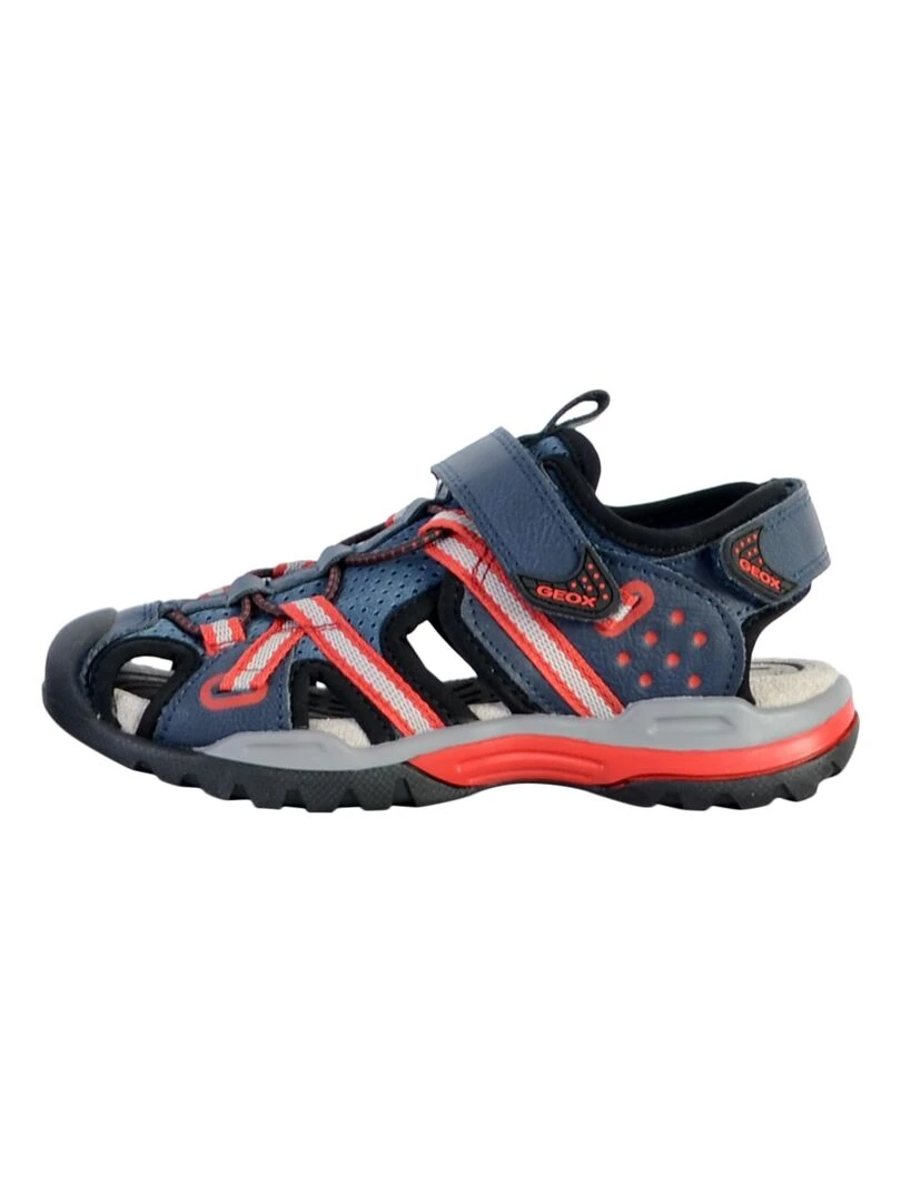 Sandale Cuir Enfant Geox Borealis Bleu