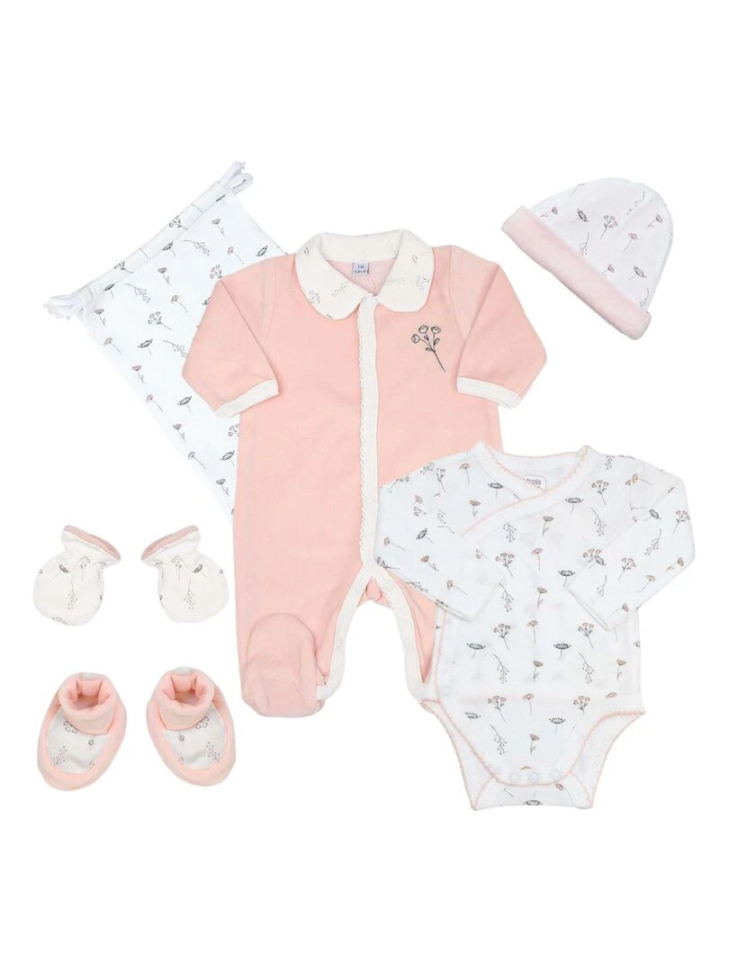 Kit naissance bébé Rose