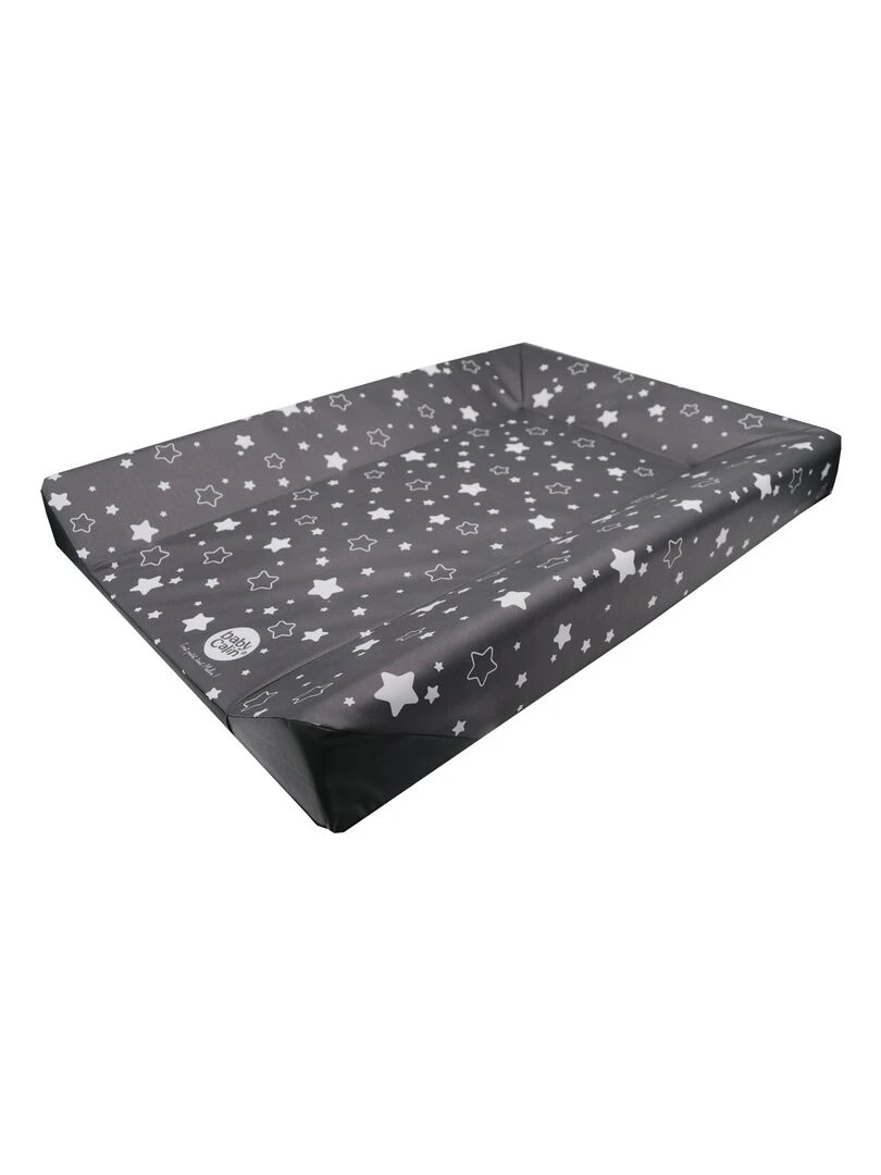 Matelas à langer Luxe 50x70 cm Gris anthracite étoilé + toise Gris