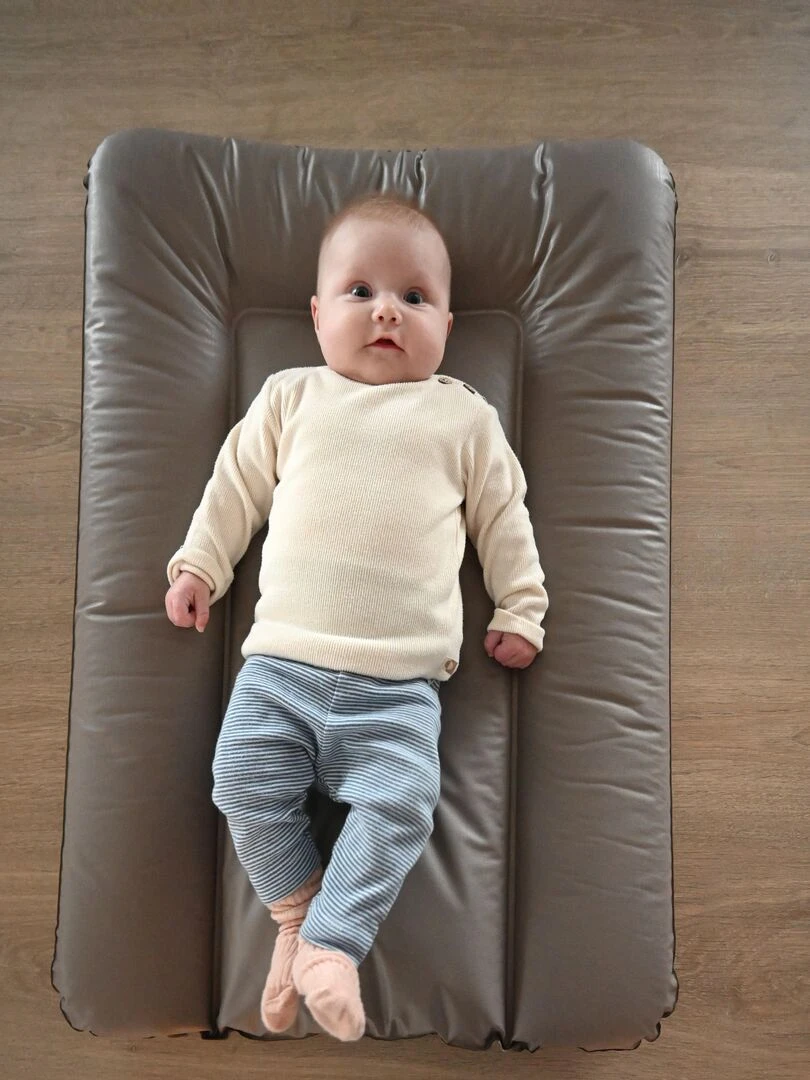 Steff Matelas à langer label de qualité OEKO TEX® STANDARD 100 (IW00027) Gris taupe