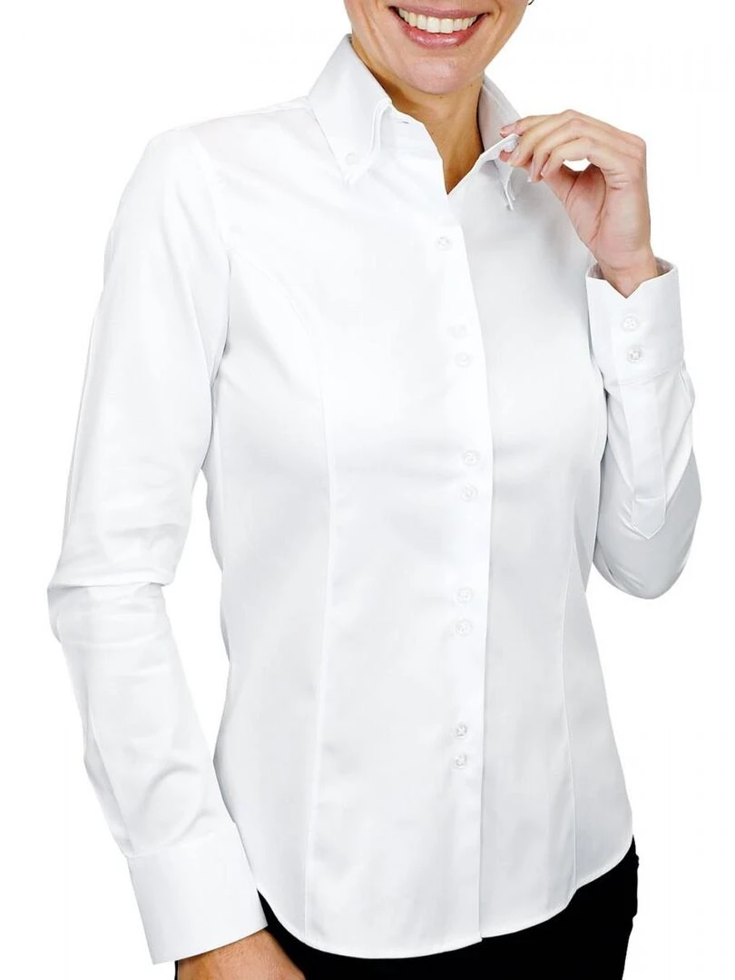 Chemise double col WICHITA   Blanc