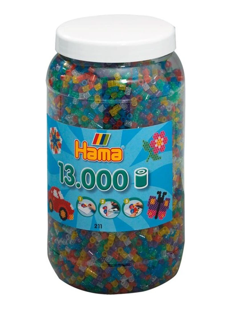 Pot de 13000 perles à repasser N/A